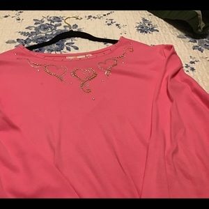 Quacker Factory Azaleas Pink top
